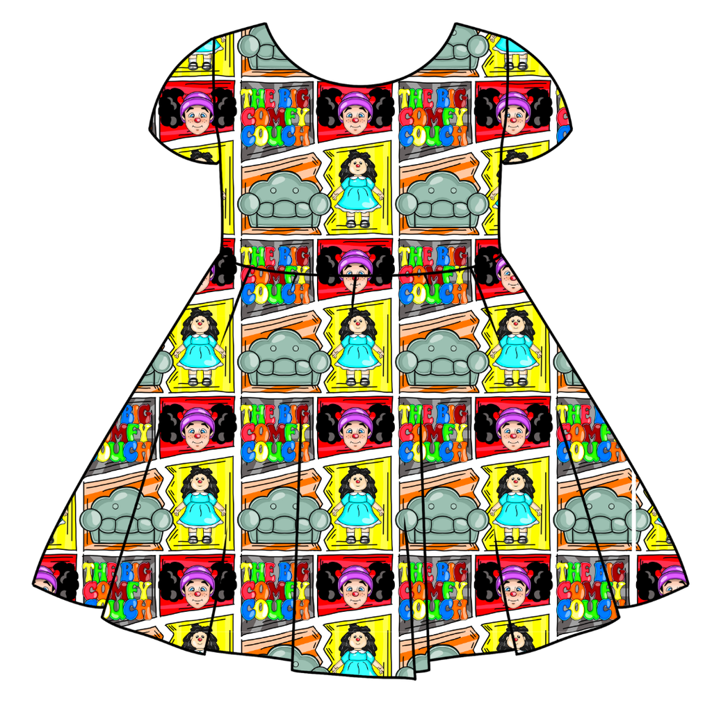 Couch Honey Girl's Twirl Dress Bamboo - PRE ORDER