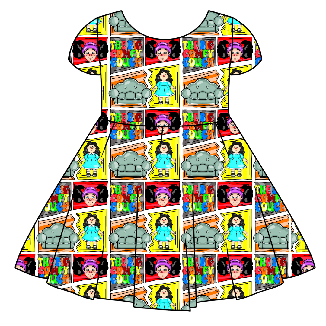 Couch Honey Girl's Twirl Dress Bamboo - PRE ORDER