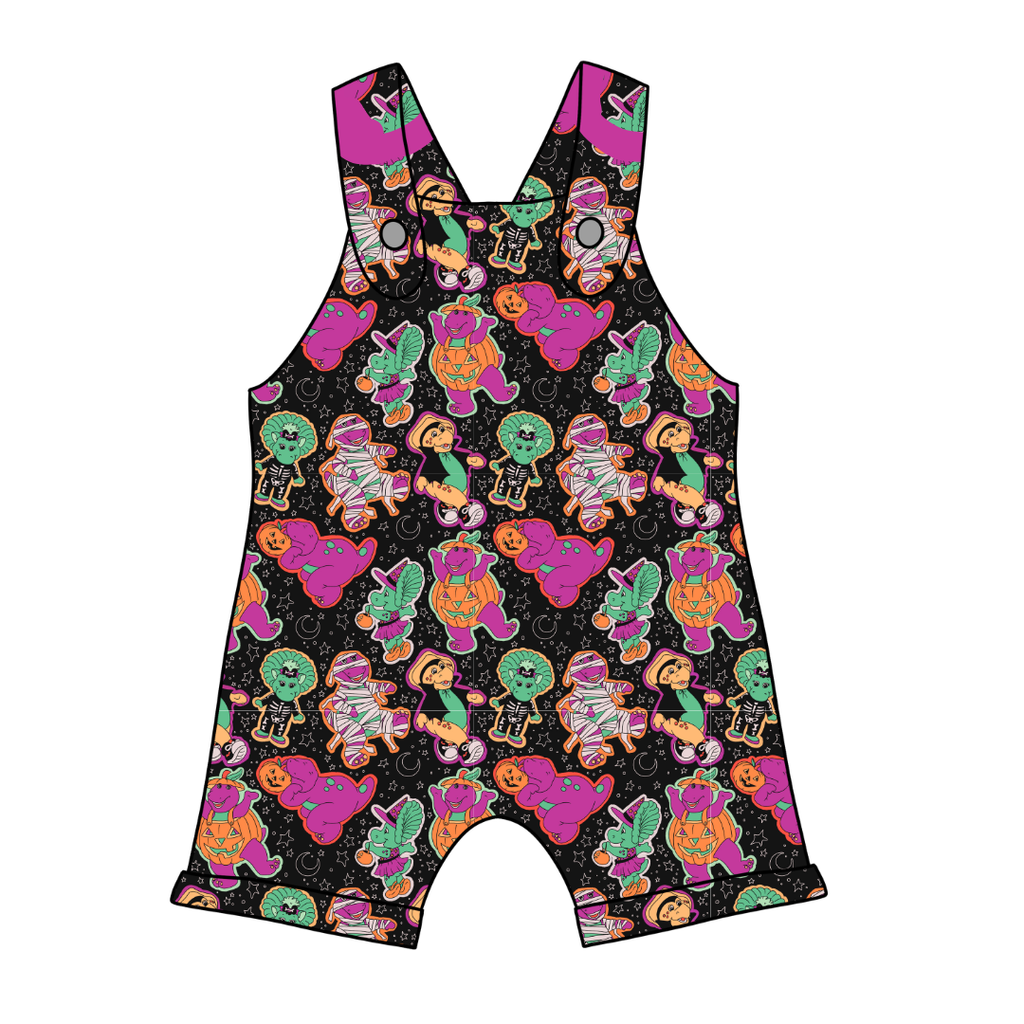 Dino Boo Bash - Coop Tank Romper Knit - PRE ORDER