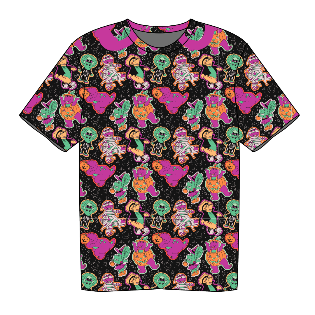Dino Boo Bash - Rad Adult Short Sleeve Shirt Kit - Pre Order
