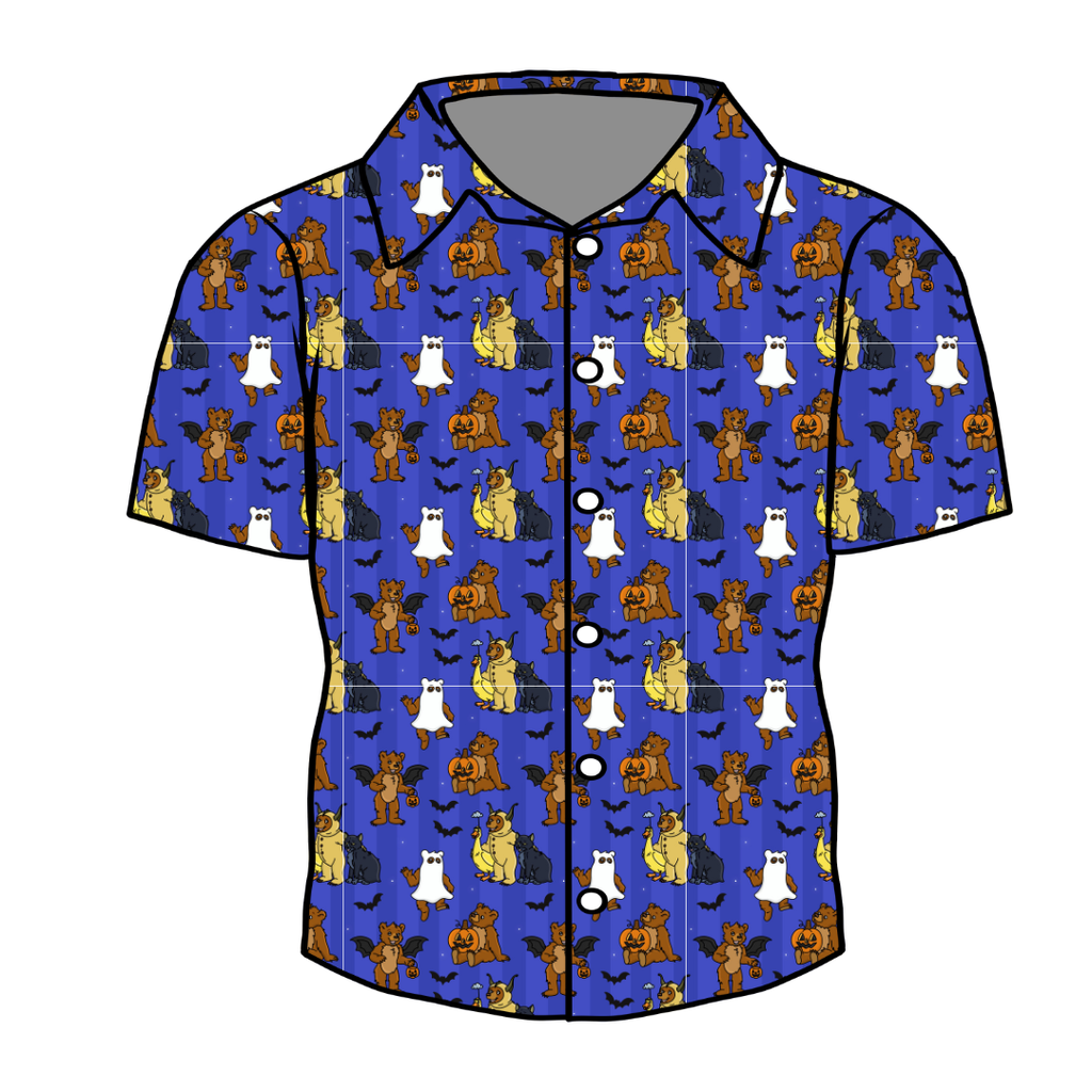 Goblin Night Twilight Men's Button Down Bamboo - Pre Order