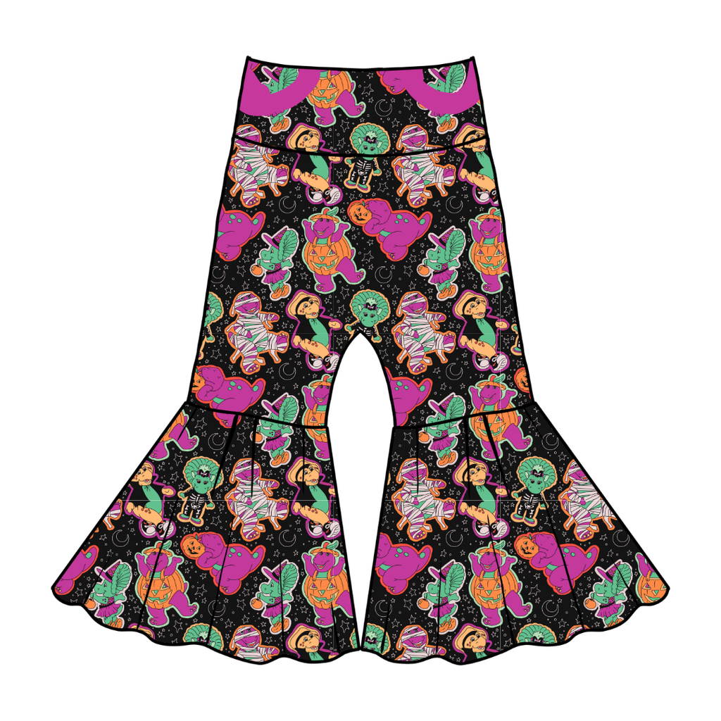 Dino Boo Bash - Mirage Knit Flares - PRE ORDER