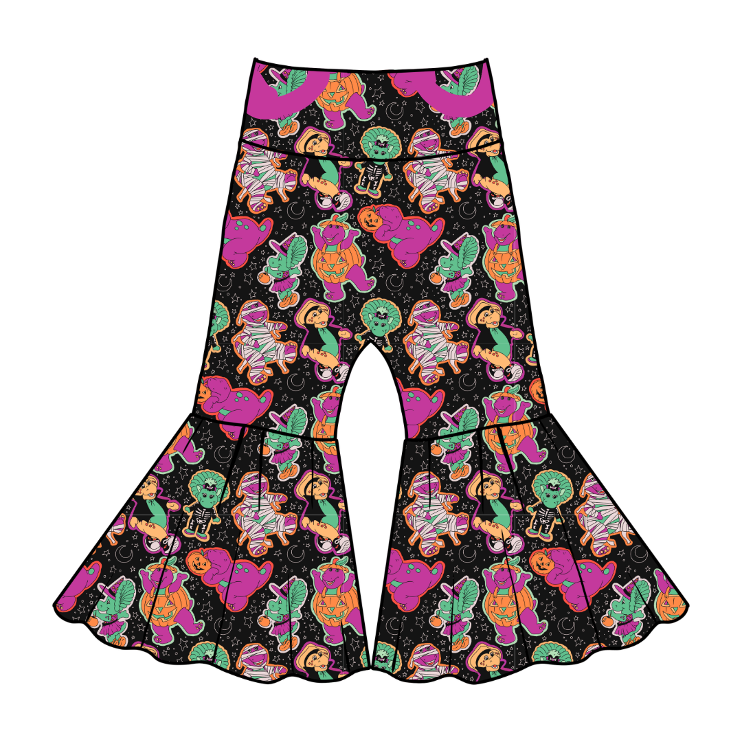 Dino Boo Bash - Mirage Knit Flares - PRE ORDER