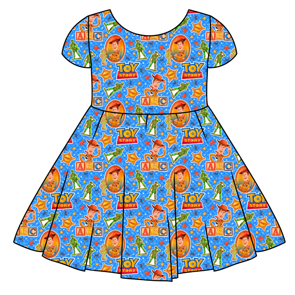 Andy's Toys Honey Girl's Twirl Dress Bamboo - PRE ORDER