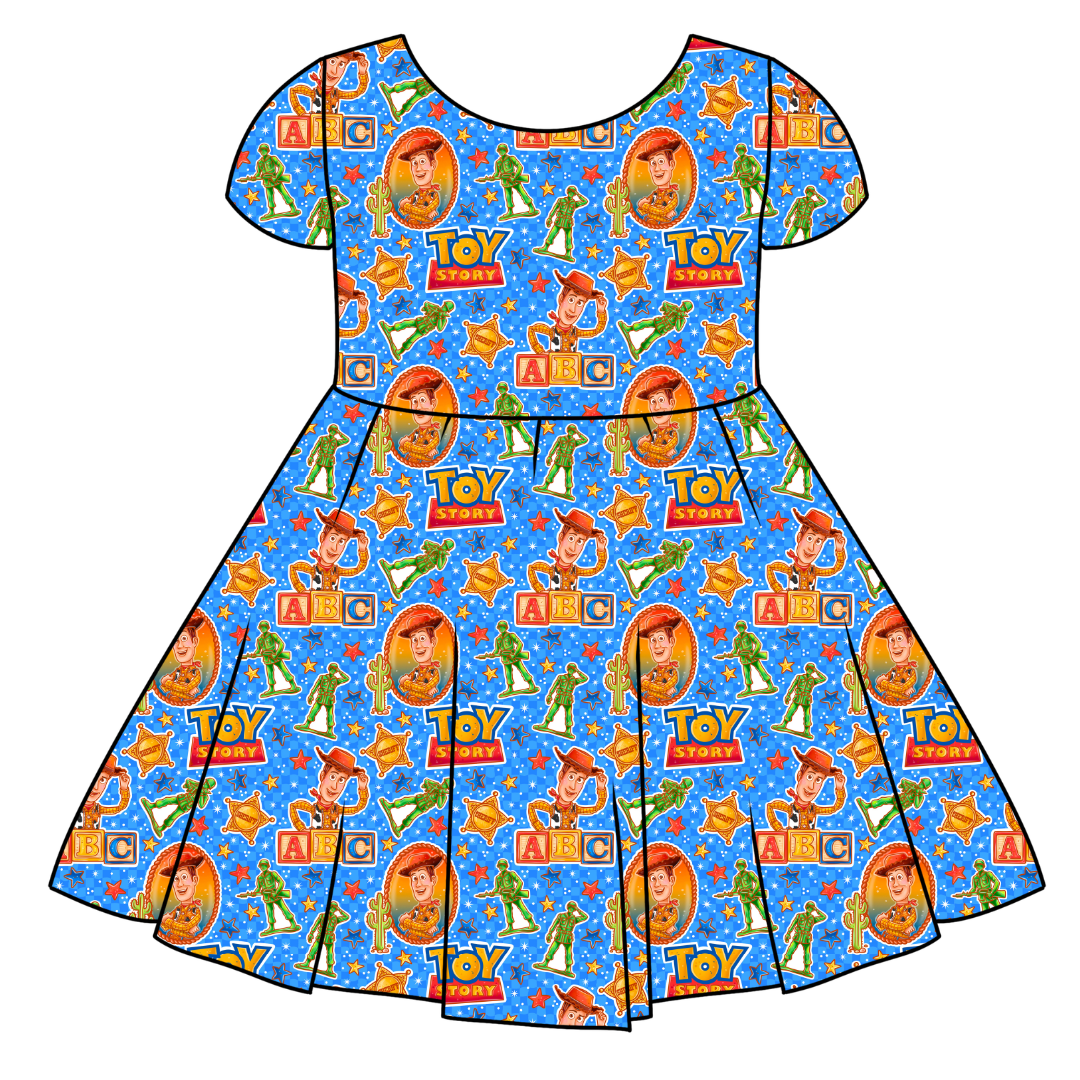 Andy's Toys Honey Girl's Twirl Dress Bamboo - PRE ORDER