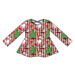 Falala Care Gia Long Sleeve Peplum - Knit - Pre Order - Christmas Special