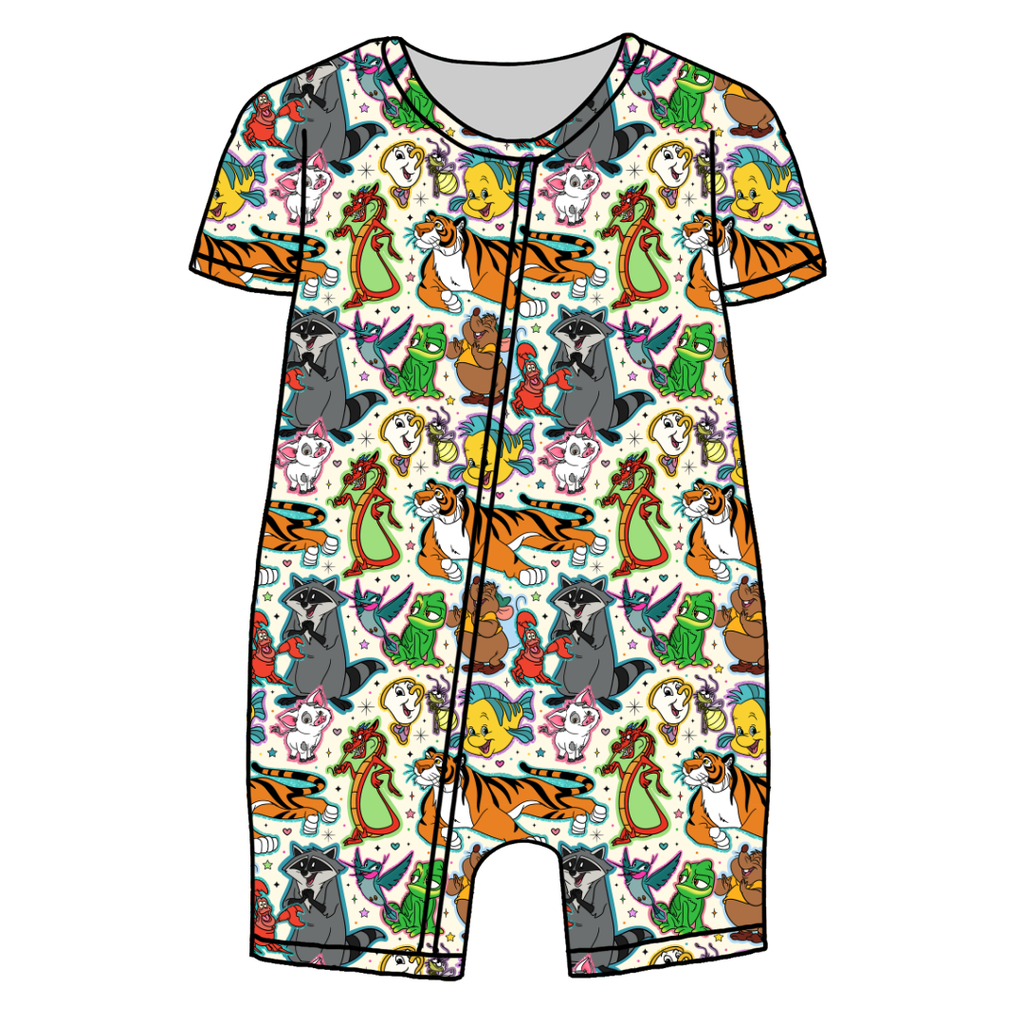 Storybook Squad Bliss Short Sleeve Zippy Bamboo - PRE ORDER