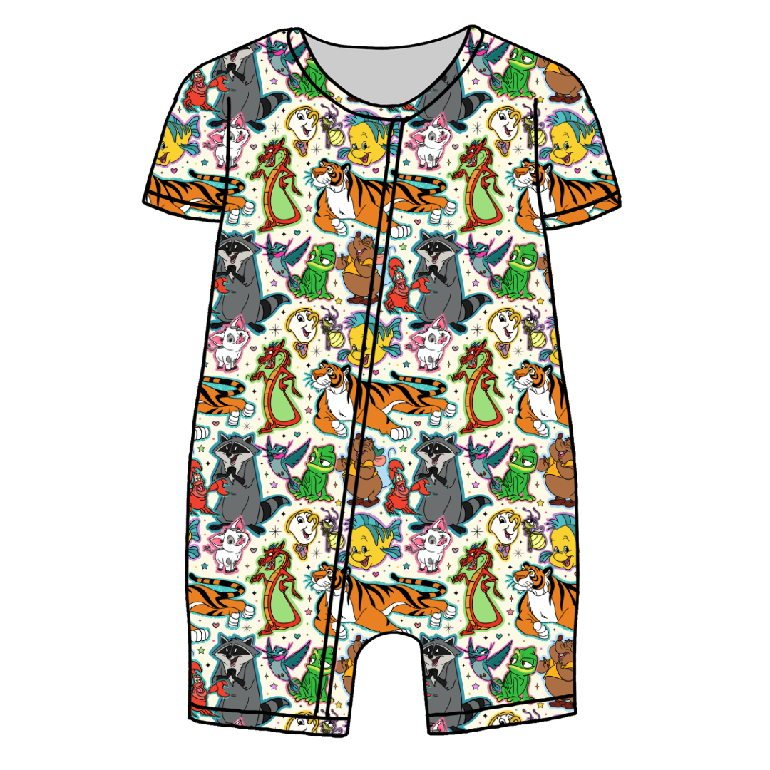 Storybook Squad Bliss Short Sleeve Zippy Bamboo - PRE ORDER