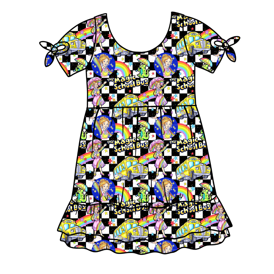 Magic School  Days Serenity Short Sleeve Lounge Dress - PRE ORDER