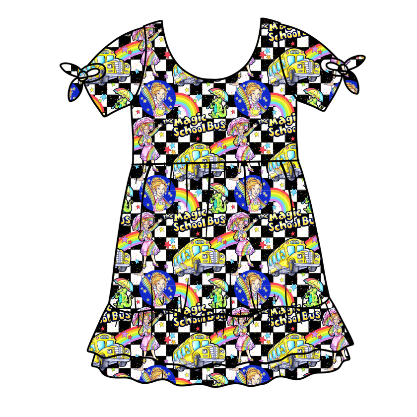 Magic School  Days Serenity Short Sleeve Lounge Dress - PRE ORDER