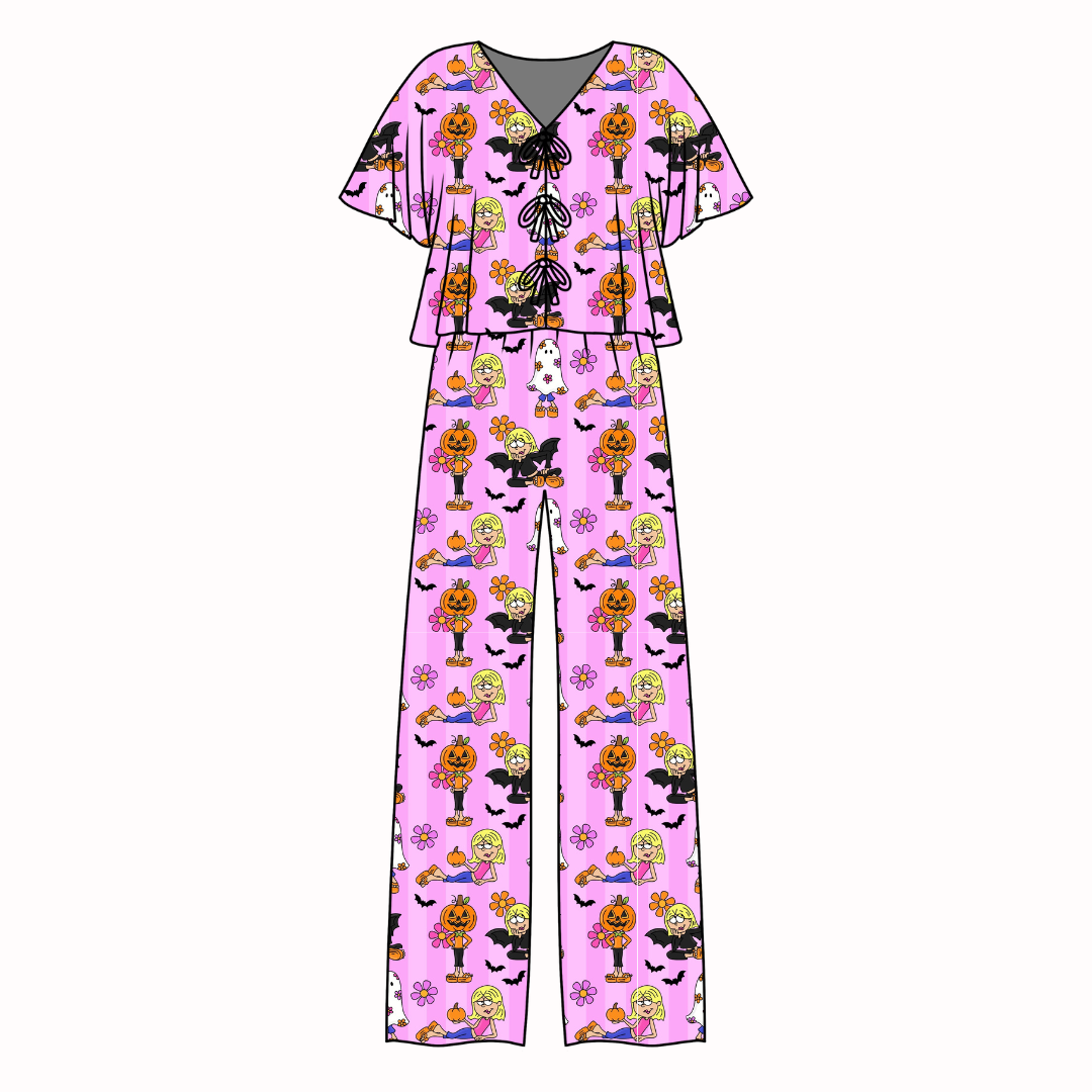 Hey Now Hey Now Lollipop Women's Front Tie Set Bamboo - Pre Order