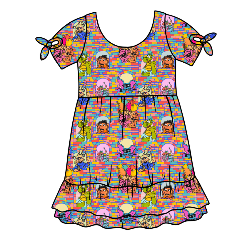 Sunny Side Friends Serenity Short Sleeve Lounge Dress - PRE ORDER