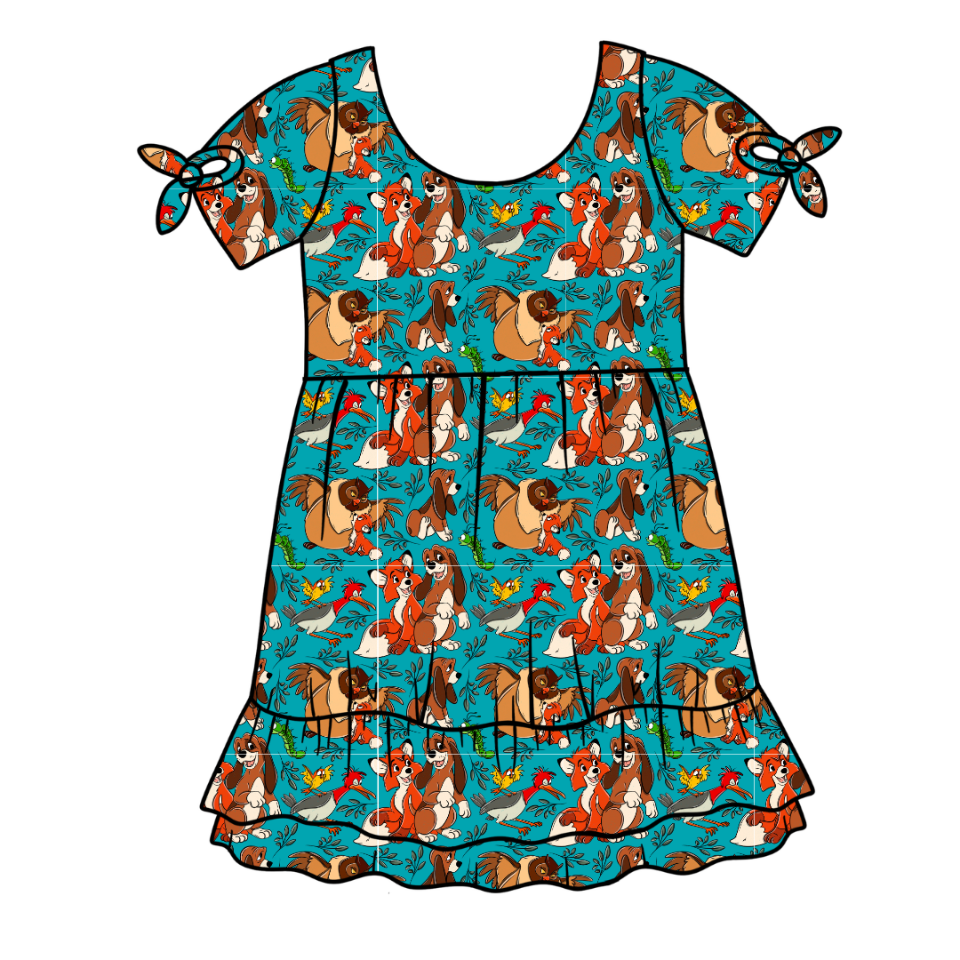 Friends Forever Serenity Short Sleeve Lounge Dress - PRE ORDER