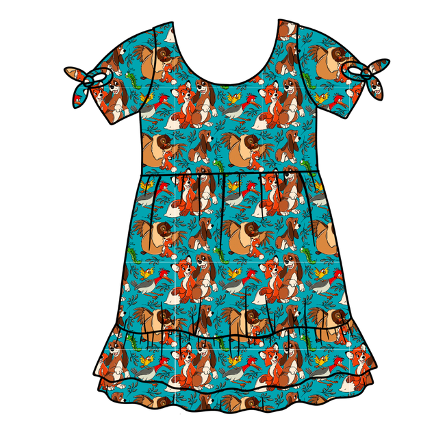 Friends Forever Serenity Short Sleeve Lounge Dress - PRE ORDER