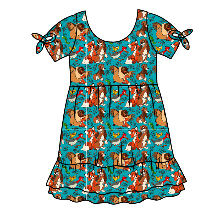 Friends Forever Serenity Short Sleeve Lounge Dress - PRE ORDER