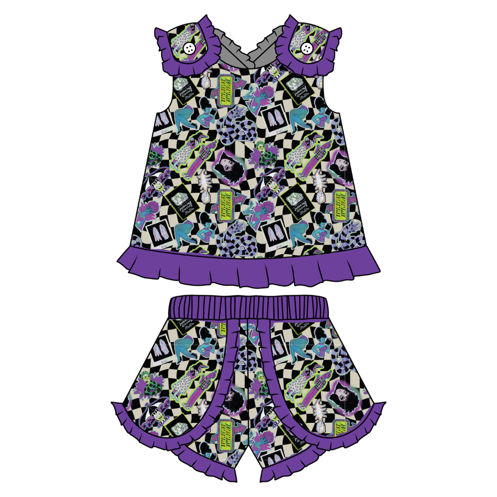 Strange - Evie Tulip Short Set Knit - PRE ORDER
