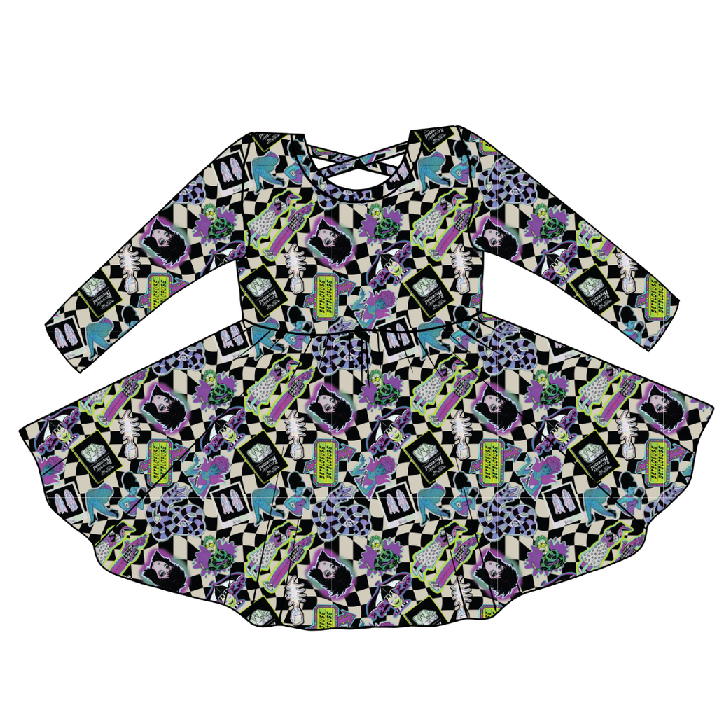 Strange - Violet Cross Back Long Sleeve Knit - PRE ORDER