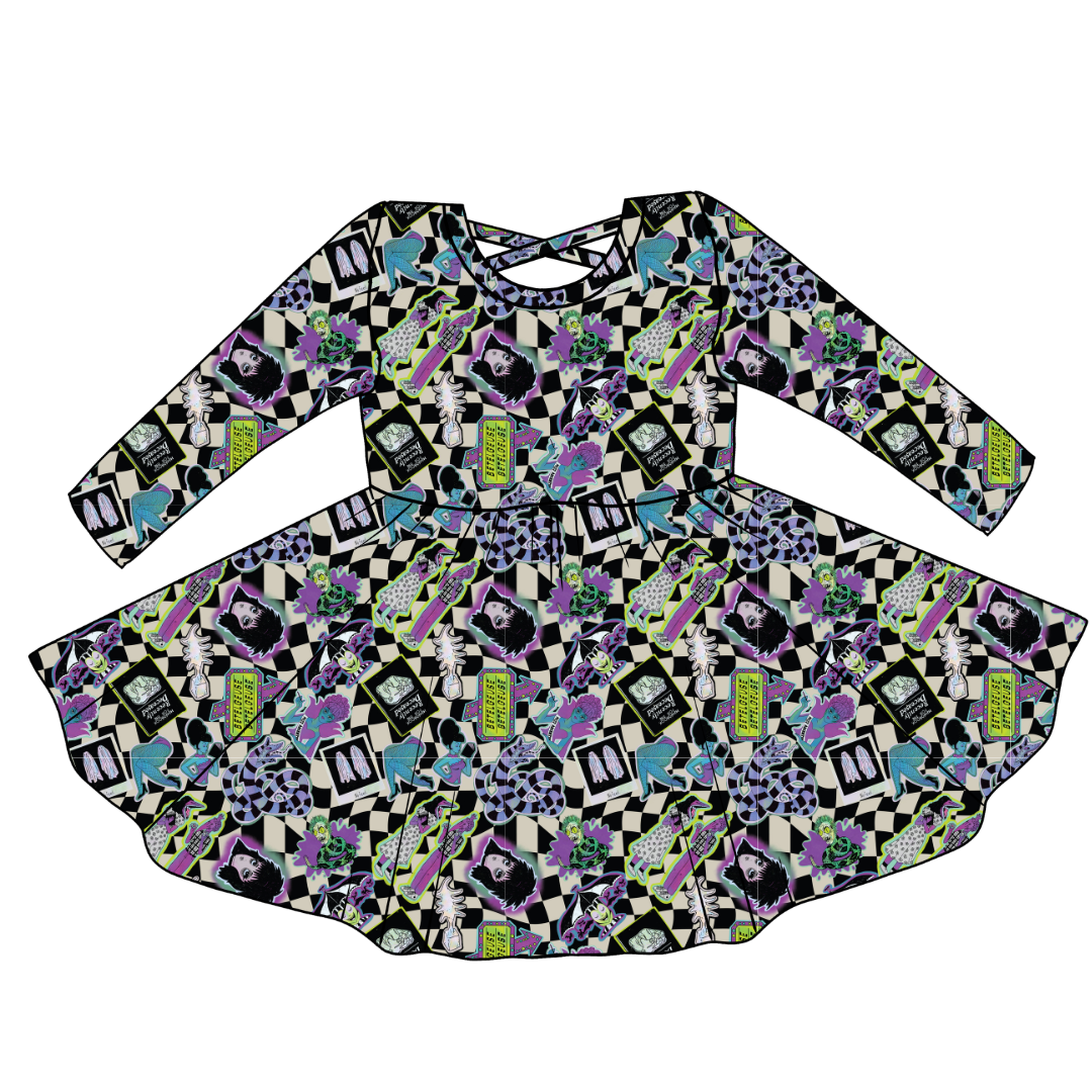 Strange - Violet Cross Back Long Sleeve Knit - PRE ORDER