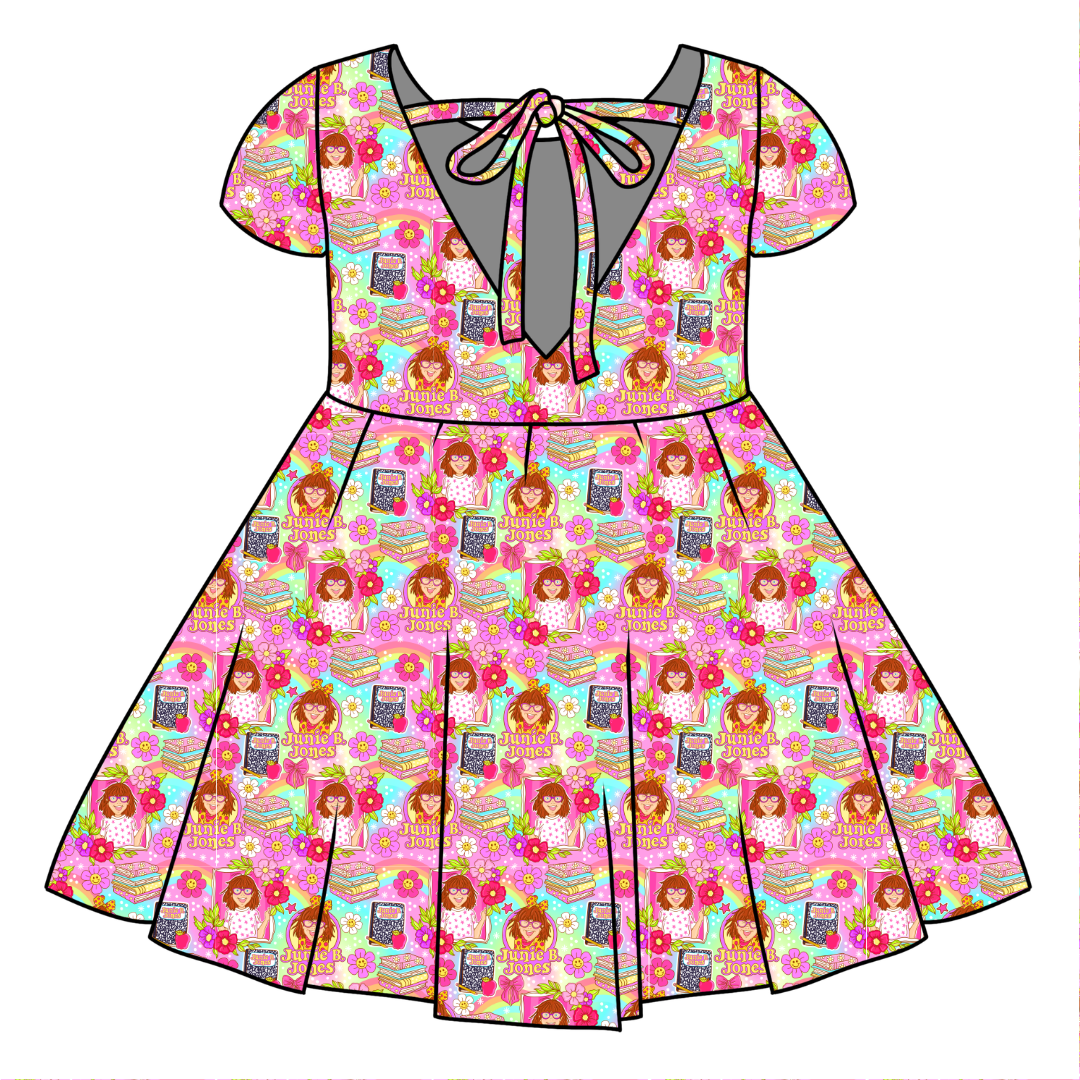 B is for Honey Girl's Twirl Dress Bamboo - PRE ORDER