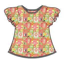 Someone Needs a Hug Wynn Flutter Sleeve Top - Bamboo - Pre Order - Christmas Special