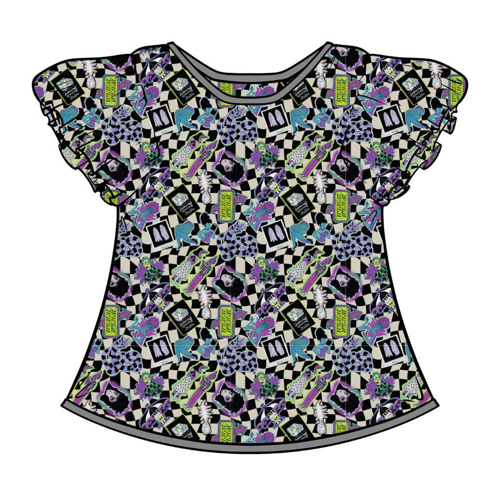 Strange Moon Short Sleeve Flutter Bamboo Shirt - PRE ORDER