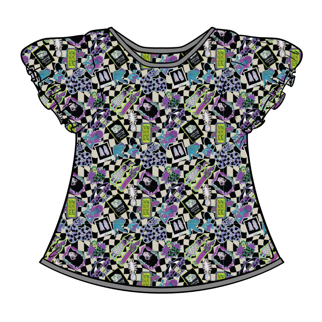Strange Moon Short Sleeve Flutter Bamboo Shirt - PRE ORDER