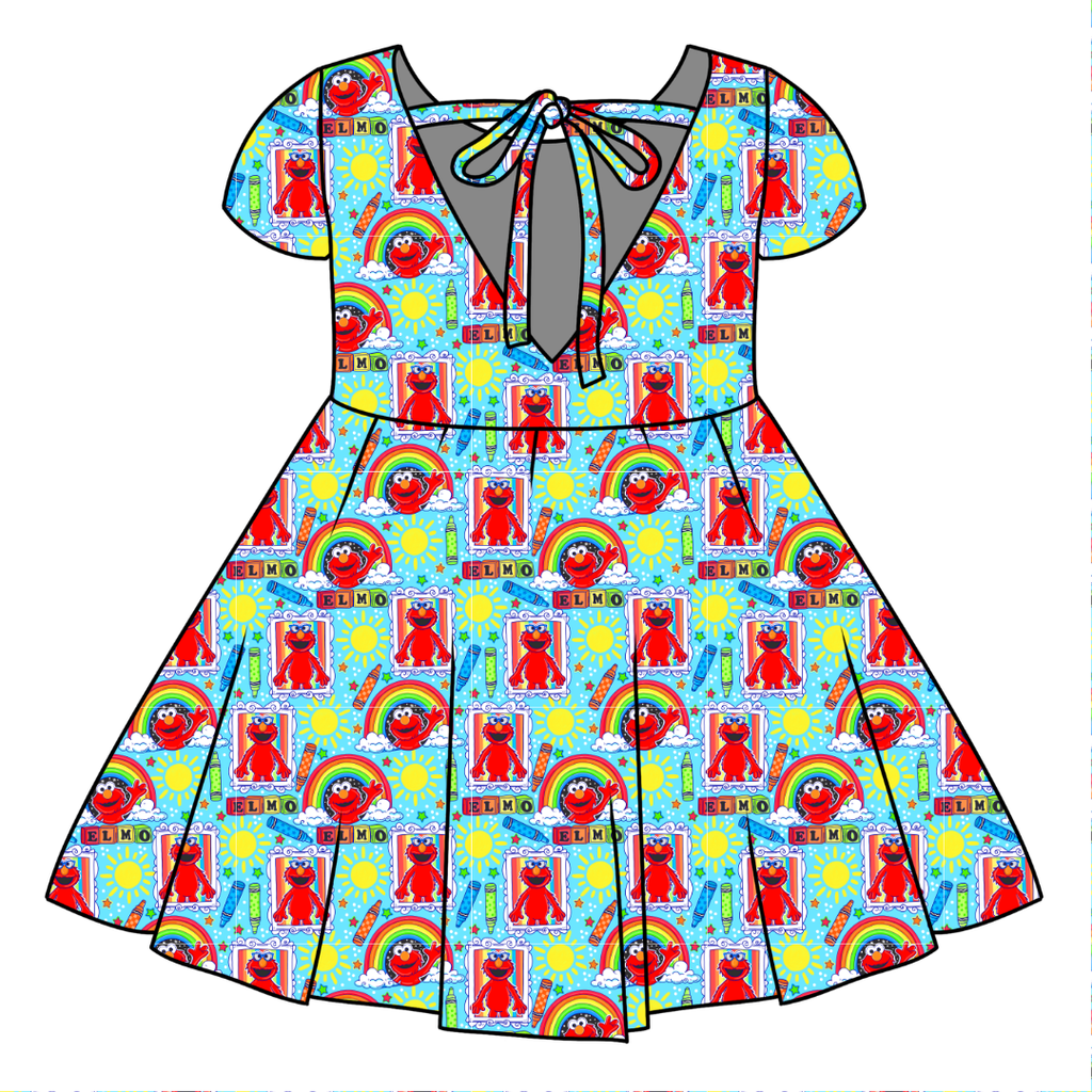 Learning is fun!? Honey Girl's Twirl Dress Bamboo - PRE ORDER