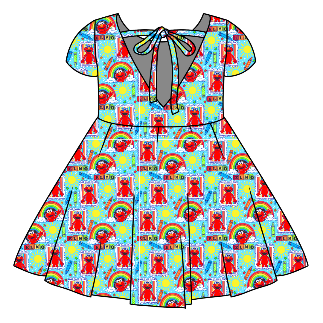 Learning is fun!? Honey Girl's Twirl Dress Bamboo - PRE ORDER