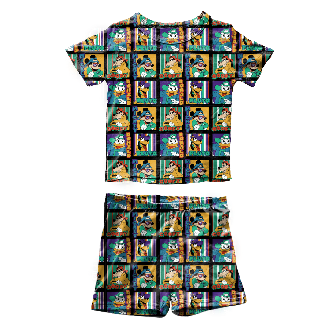 Classic Cool Crew Fawn Short Sleeve Short Set Bamboo - PRE ORDER