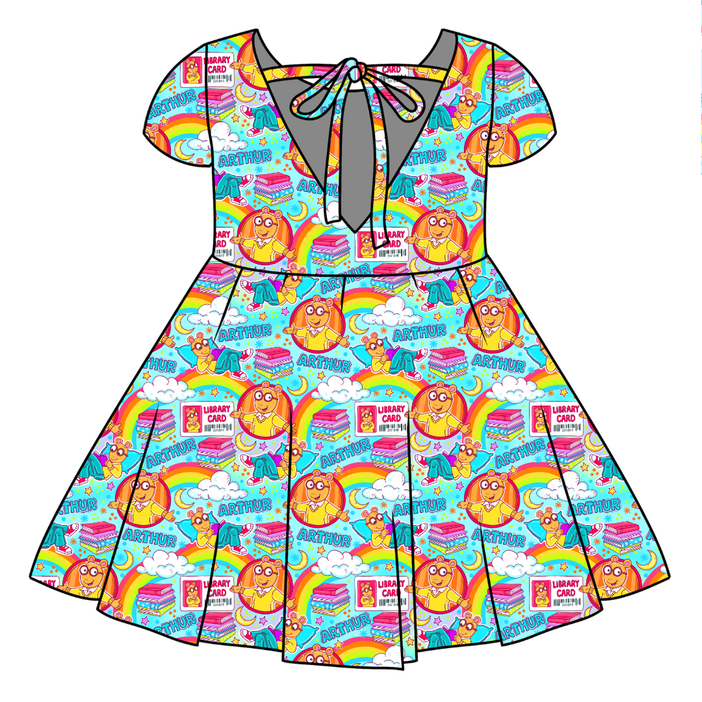 Arth Honey Girl's Twirl Dress Bamboo - PRE ORDER
