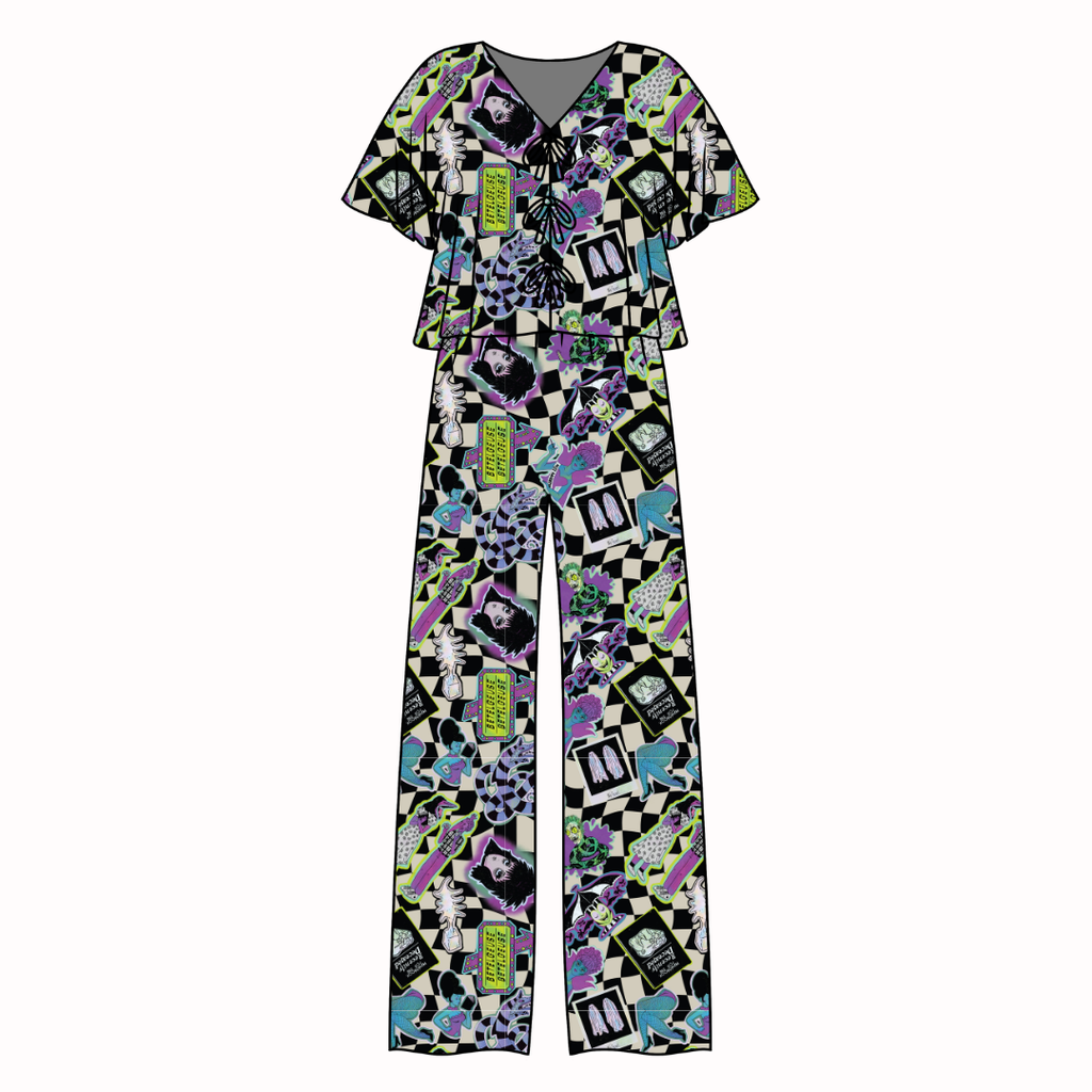 Strange - Lollipop Women's Front Tie Set Bamboo - Pre Order