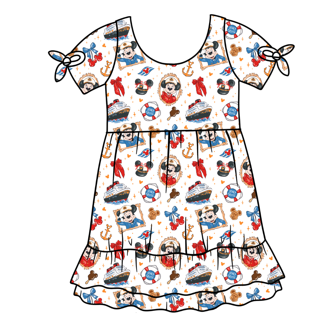 Crusin' Serenity Short Sleeve Lounge Dress - PRE ORDER