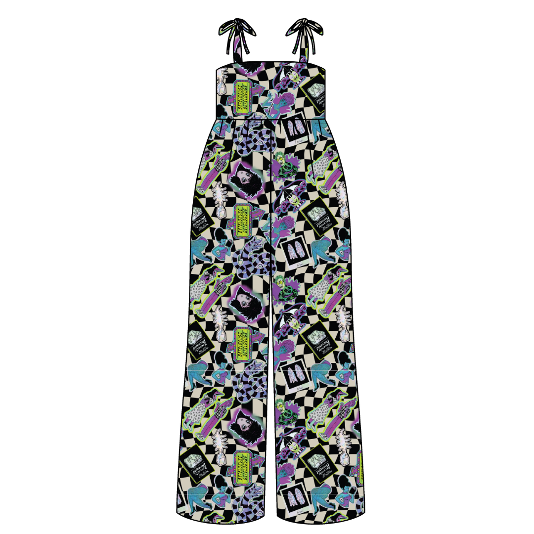 Strange Rene Adult Shoulder Tie Jumpsuit Bamboo - Pre Order