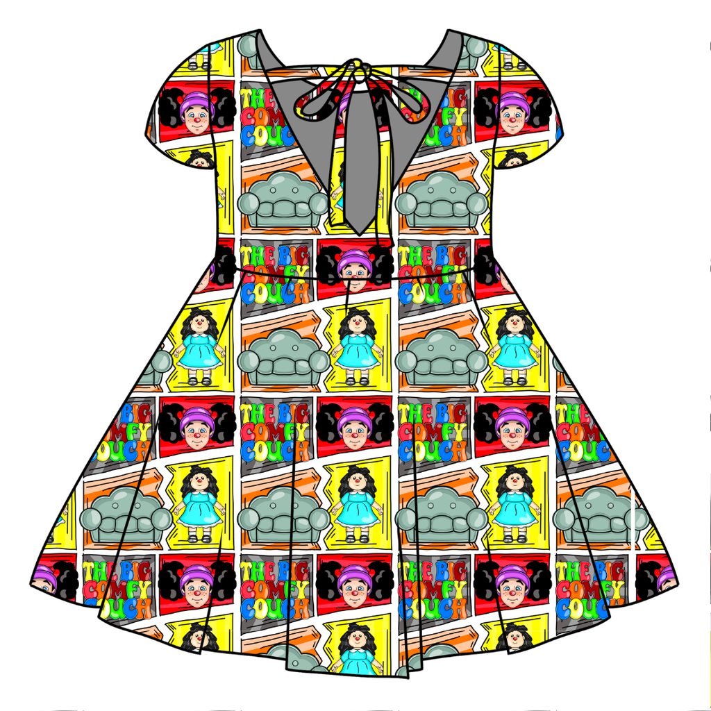 Couch Honey Girl's Twirl Dress Bamboo - PRE ORDER