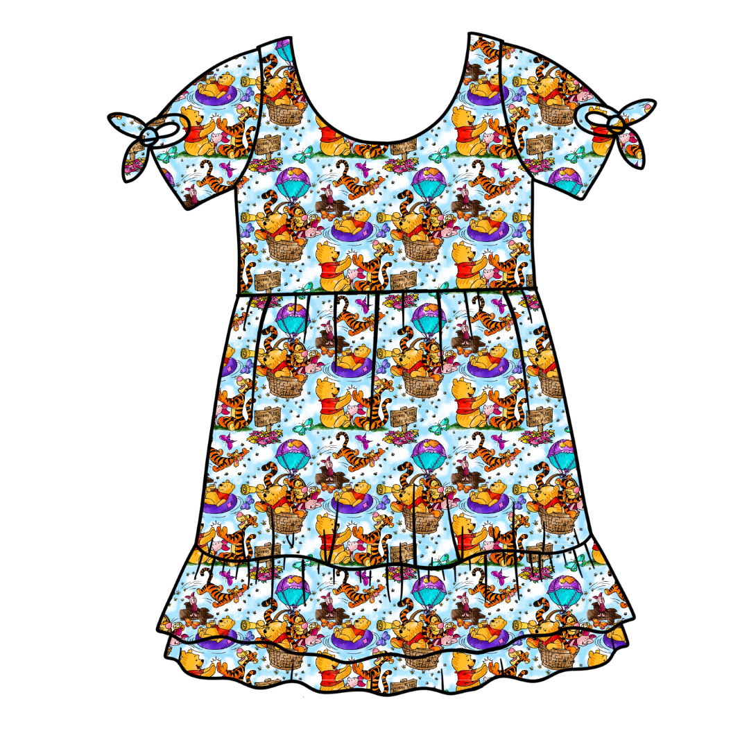 Sweet as Honey Serenity Short Sleeve Lounge Dress - PRE ORDER