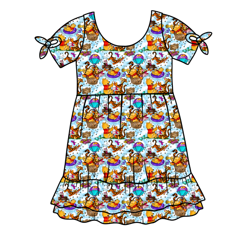 Sweet as Honey Serenity Short Sleeve Lounge Dress - PRE ORDER