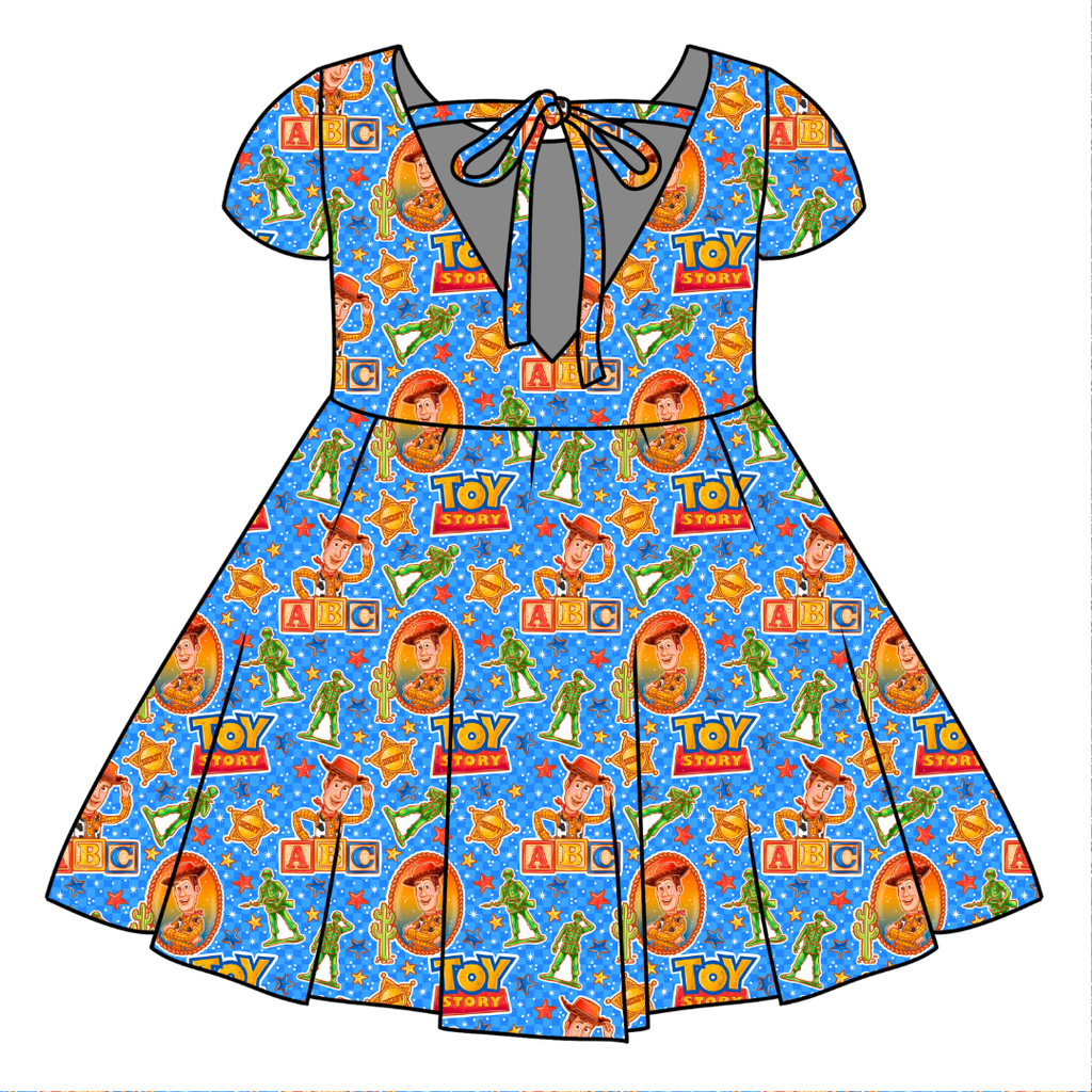 Andy's Toys Honey Girl's Twirl Dress Bamboo - PRE ORDER