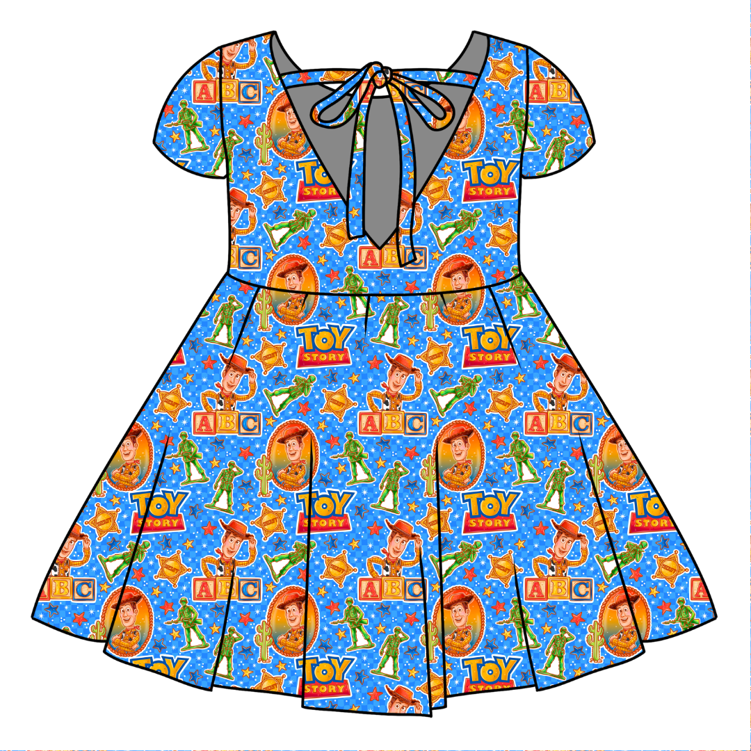 Andy's Toys Honey Girl's Twirl Dress Bamboo - PRE ORDER