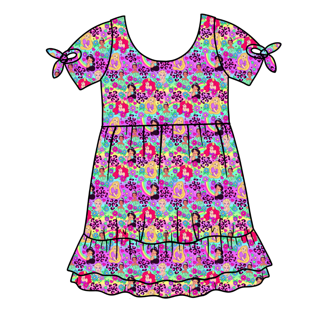 Dream Girl Era Serenity Short Sleeve Lounge Dress - PRE ORDER