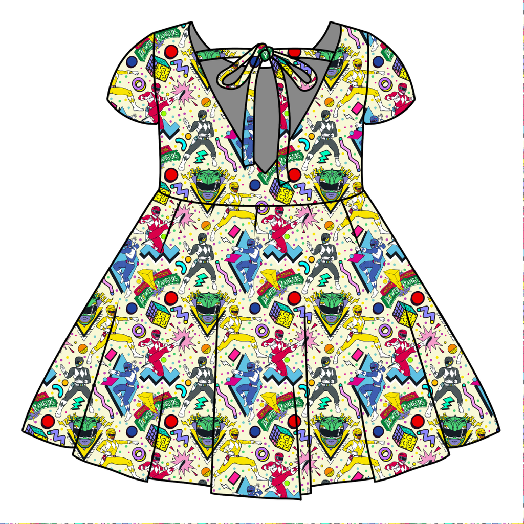 Rangers Honey Girl's Twirl Dress Bamboo - PRE ORDER