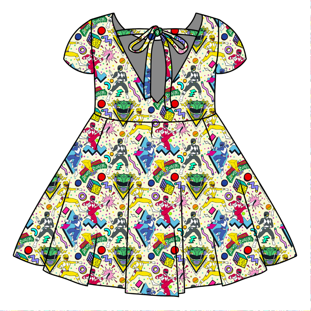 Rangers Honey Girl's Twirl Dress Bamboo - PRE ORDER