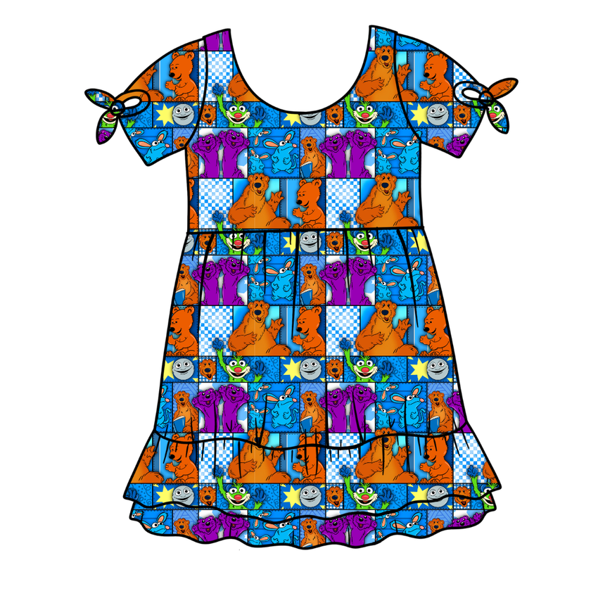 House of Blue Serenity Short Sleeve Lounge Dress - PRE ORDER