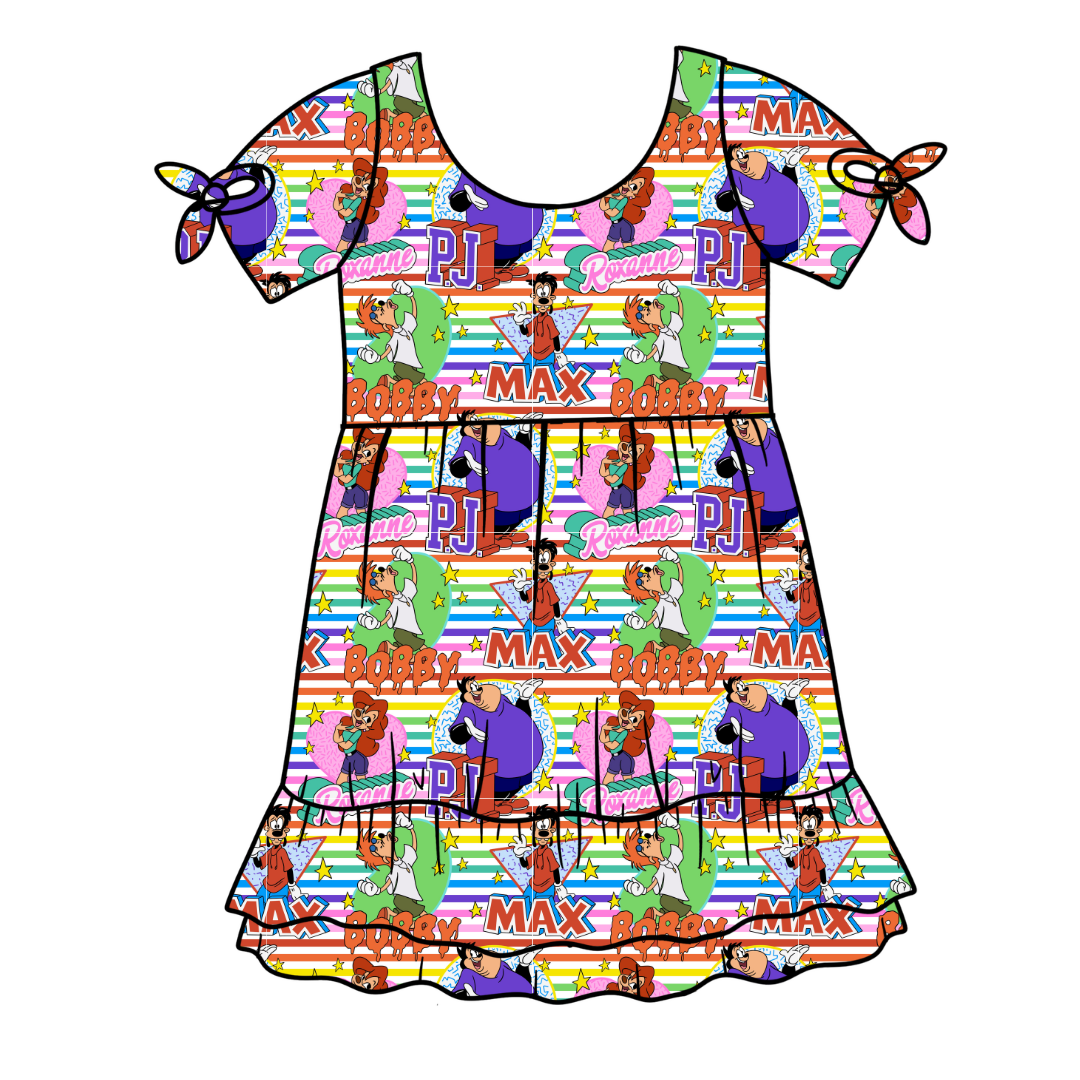 Stand Out, Bobby! Serenity Short Sleeve Lounge Dress - PRE ORDER