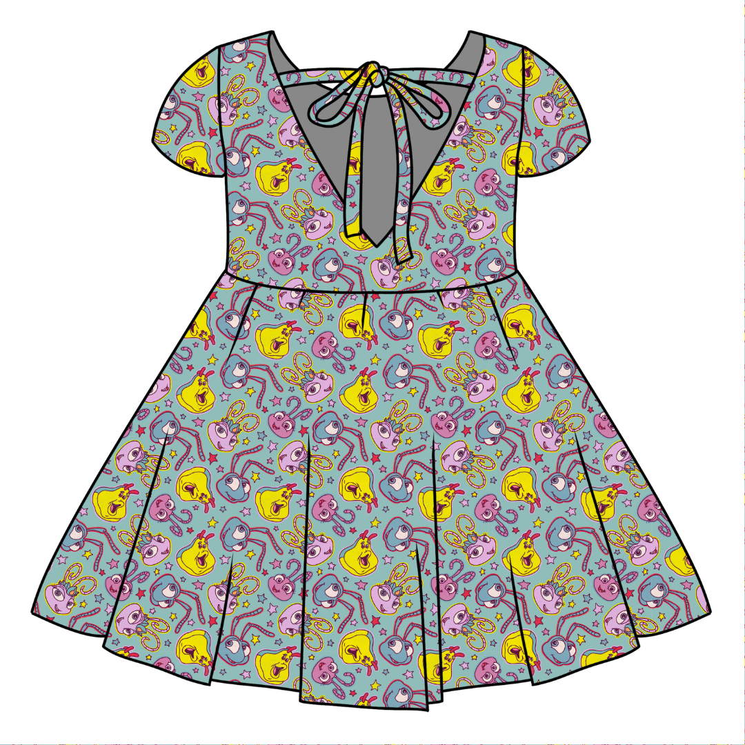 Bugs Honey Girl's Twirl Dress Bamboo - PRE ORDER