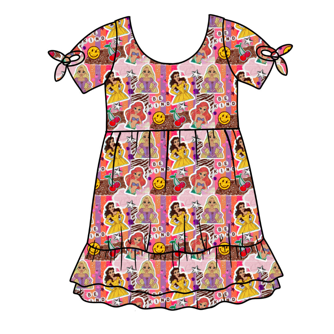 Royal Daydreams Serenity Short Sleeve Lounge Dress - PRE ORDER