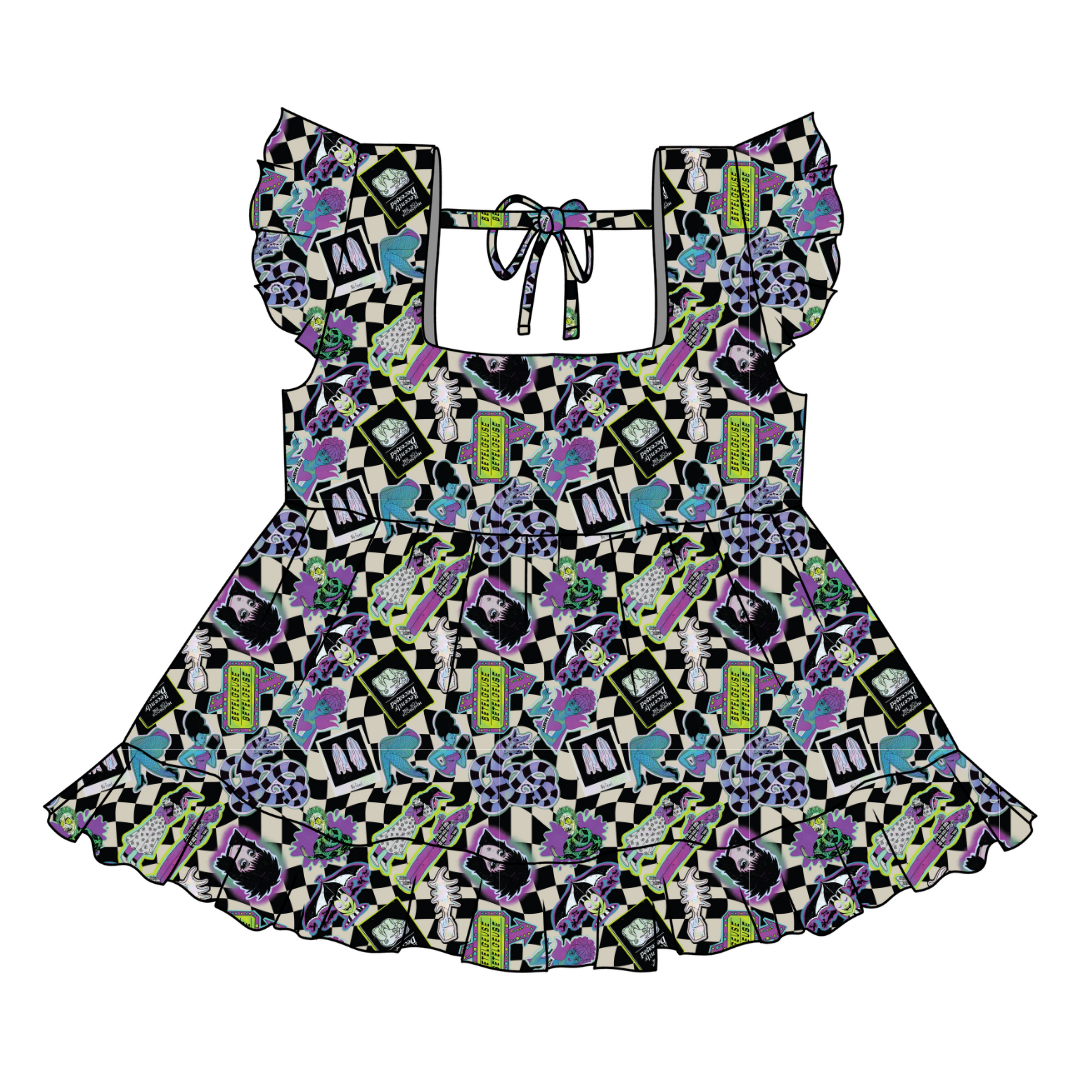 Strange - Sadie Tie Back Ruffle Top - PRE ORDER