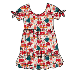 Milk & Mischief Serenity Short Sleeve Lounge Dress - Bamboo - Pre Order - Christmas Special