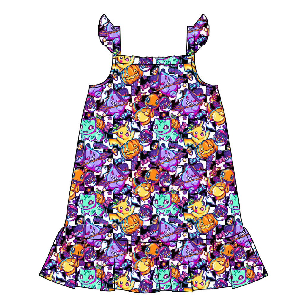 Pocket Monster Honey Bamboo Sleeveless Nightgown - PRE ORDER