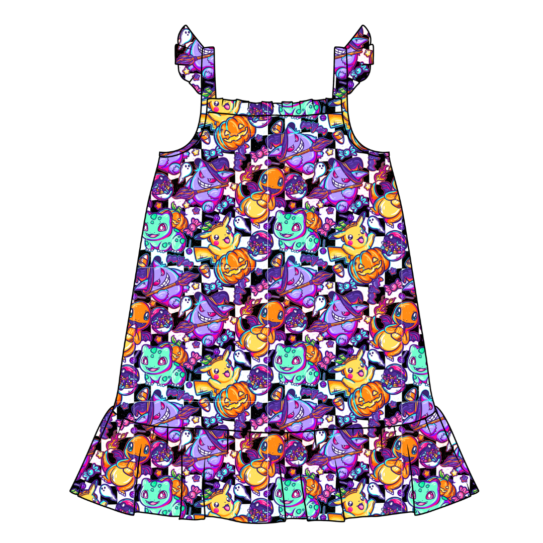 Pocket Monster Honey Bamboo Sleeveless Nightgown - PRE ORDER