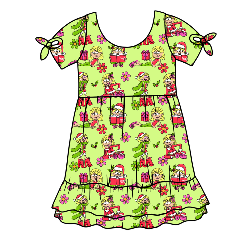 Merry Girl Era Serenity Short Sleeve Lounge Dress - Knit - Pre Order - Christmas Special